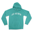 a green sweatshirt with the words lake washington on it