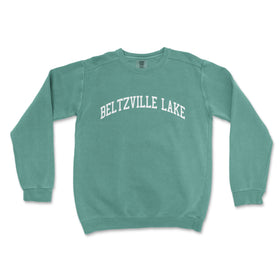 a green sweatshirt with the words betzville lake on it