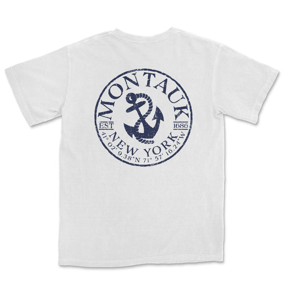 a white t - shirt with an anchor on it