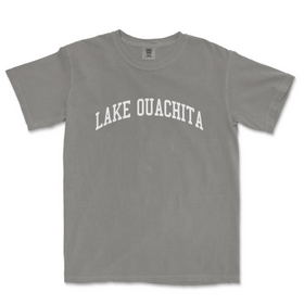a gray shirt that says lake quadcitta