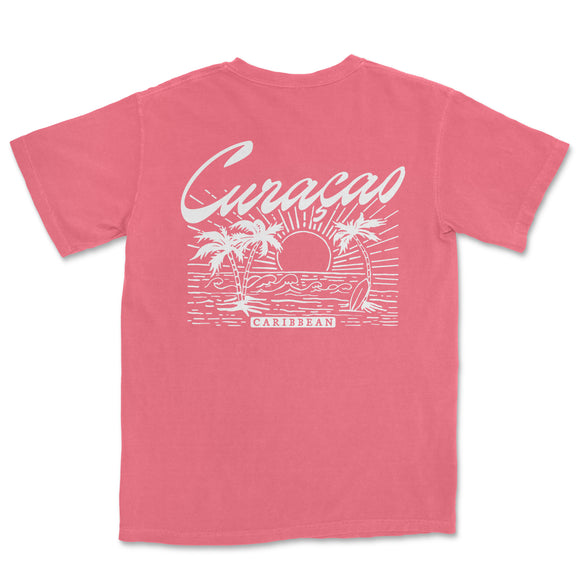a pink t - shirt with the words chicago on it