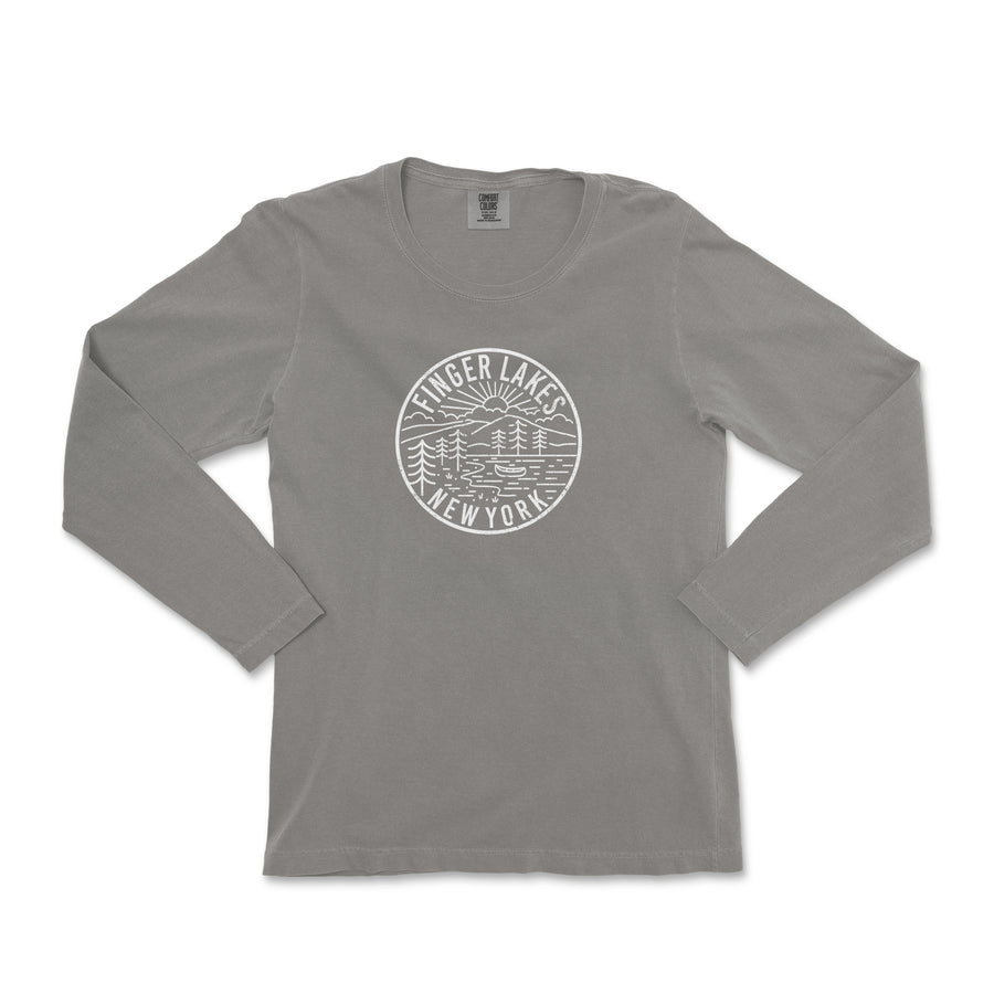 Finger Lakes New York Long Sleeve T-Shirt