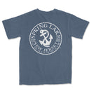a blue t - shirt with an anchor and the words spring layer