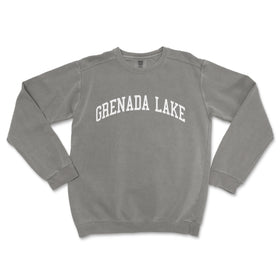 a grey sweatshirt with the words greenville lake on it