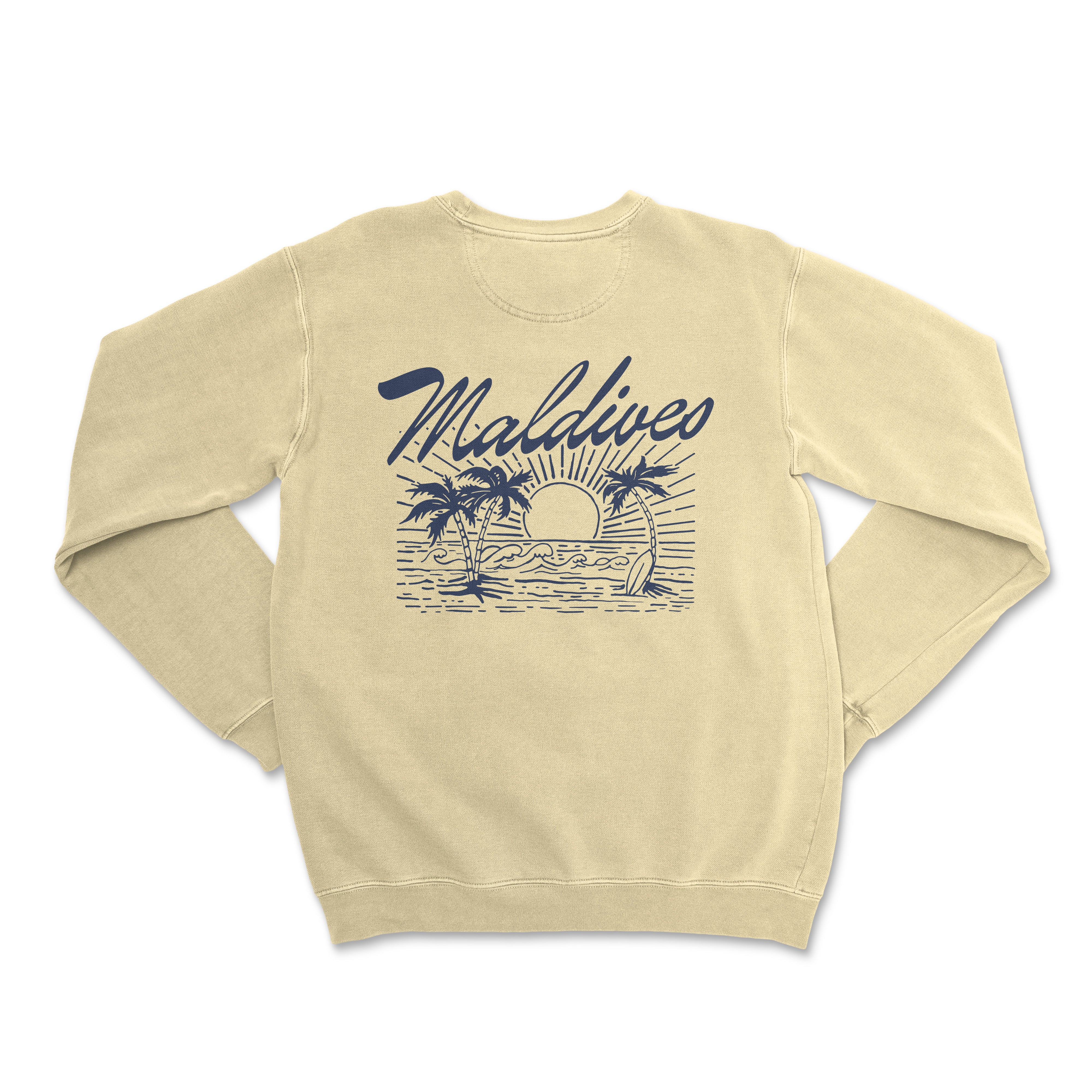 a sweatshirt with a palm tree on it