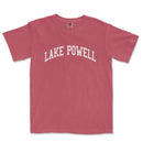 a red lake powell t - shirt that says lake powell
