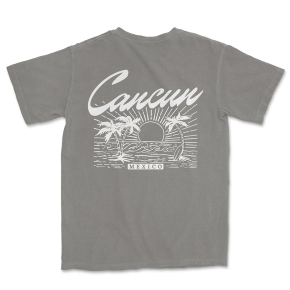 a gray t - shirt with the words cagua on it