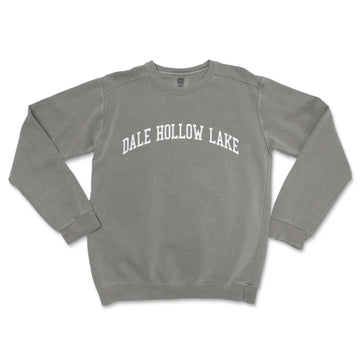 a sweatshirt with the word dale hollow lake on it