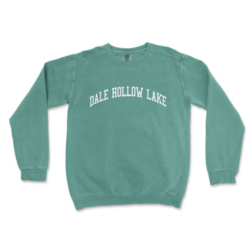a green sweatshirt that says dale hollow lake