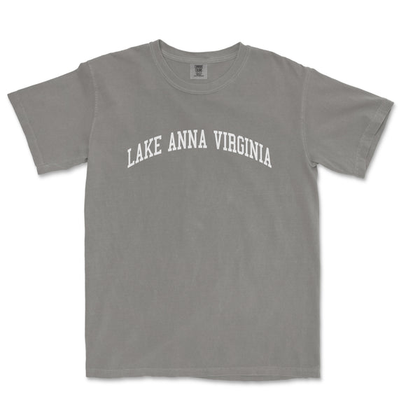 a gray t - shirt that says lake annna virginia
